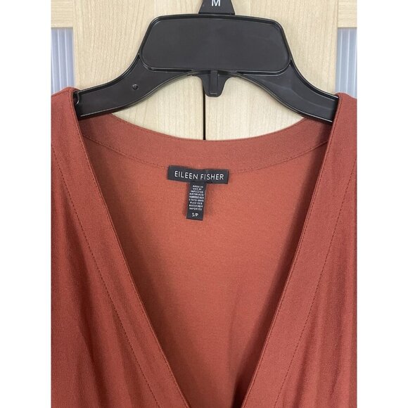 Eileen Fisher Lightweight Stretch Jumpsuit Sz S Dress Casual Travel Summer Beach - Picture 3 of 7